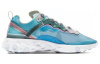 Nike React Element 87 Сетка Текстиль Дышащий и Легкий Низкие Беговые Кроссовки Унисекс Ледяной Синий