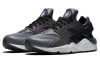 Nike Air Huarache противоскользящие устойчивые к истиранию низкие повседневные беговые кроссовки мужские черные серые
