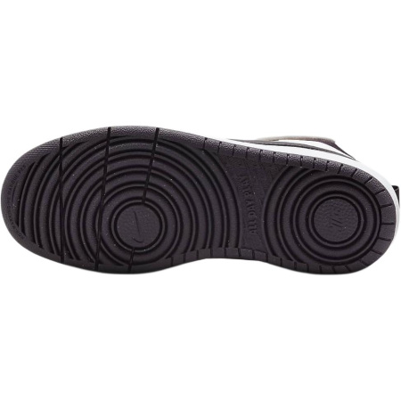 Nike Court Borough 2 Кожа Противоскользящий Устойчивый к истиранию MID Верх Детские Скейтбординг Белый Бургунди
