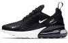 Nike Air Max 270 Low Топ Детская Беговая Обувь Черный Белый