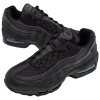 Nike Air Max 95 Устойчивые к истиранию Низкие повседневные беговые кроссовки Унисекс Черные