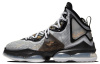 Nike Lebron 19 EP 'Royalty' Леопардовый принт Высокие баскетбольные кроссовки для игры Унисекс Черный Белый Серый