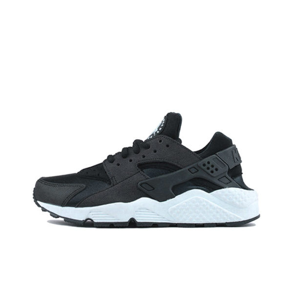 Nike Air Huarache Anti-Slip Легкие Низкие Беговые Кроссовки Женские Черно-Белые