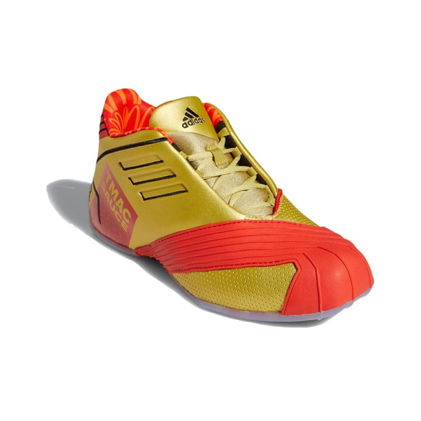 McDonald's x Adidas T mac 1 Амортизирующие противоскользящие низкие баскетбольные кроссовки для мужчин золотой красный