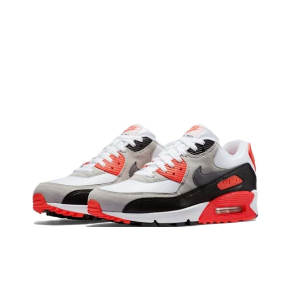 Nike Air Max 90 Low Беговые кроссовки Мужские Красный Черный Серый В 2015