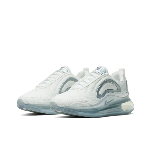 Nike Air Max 720 Ткань Низкие Беговые Кроссовки Женские Серебристо-Белые