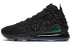 Nike Lebron 17 Черный Warrior MID Топ Air Zoom Баскетбольные кроссовки для игры Мужской Черный Азиатская версия