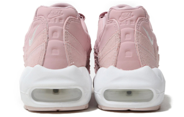 Nike Air MAX 95 Амортизация Износостойкие Низкие Повседневные Беговые Кроссовки Женские Вишневый Цветок Розовый