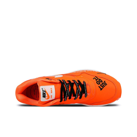Nike Air Max 1 Коровья кожа кожа легкий низ повседневные кроссовки для бега женские апельсин