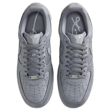 Nike X Коби Брайант Air Force 1 Low Топ Скейтборд Кроссовки Мужские Серые
