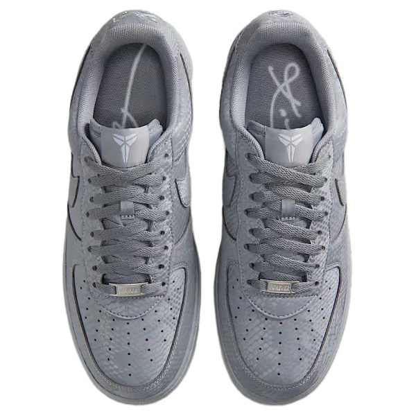 Nike X Коби Брайант Air Force 1 Low Топ Скейтборд Кроссовки Мужские Серые
