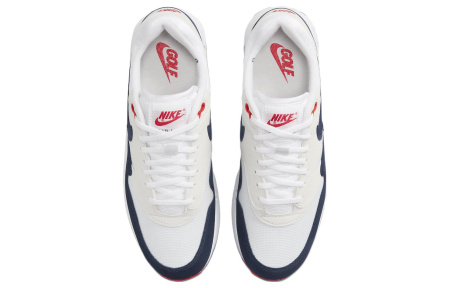 Nike Air Max 1 Ткань Минималистский стиль Устойчивый к истиранию Дышащая Низкий верх Обувь для гольфа Унисекс