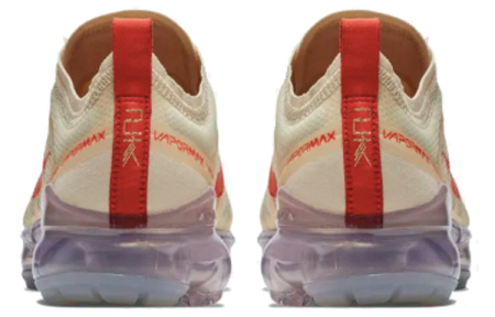 Nike VaporMax 2019 Сетка Низкий Топ Воздушная Подушка Беговые Кроссовки Женские Золото Красный