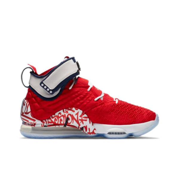 Nike Lebron 17 EP 'Граффити Remix' Граффити Амортизация Противоскользящий Устойчивый к истиранию Верх MID