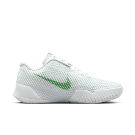 Nike Air ZOOM VAPOR 11 Artificial Leather Низкие Кроссовки для Тениса Женские Белый Зеленый