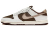 Nike Dunk Low Top Скейтборд Кроссовки Унисекс Коричневый Белый