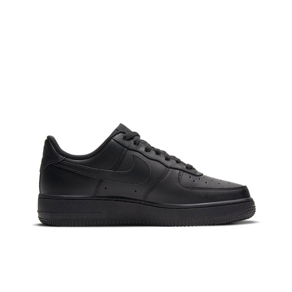 Nike Air Force 1 Low Топ Скейтборд Кроссовки Женские Чисто Черный