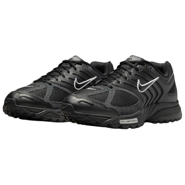 Nike Air Pegasus 2005 Устойчивые к истиранию Низкие Повседневные Беговые Кроссовки Мужские Черные Серебряные