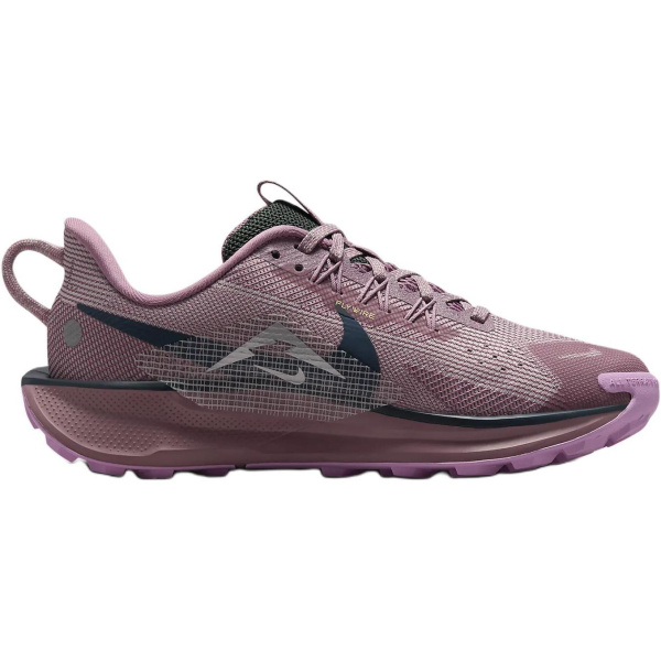 Nike Pegasus Trail 5 Удобные Устойчивые к истиранию Низкие Кроссовки для Беговых Занятий Детские Красные Сливовые