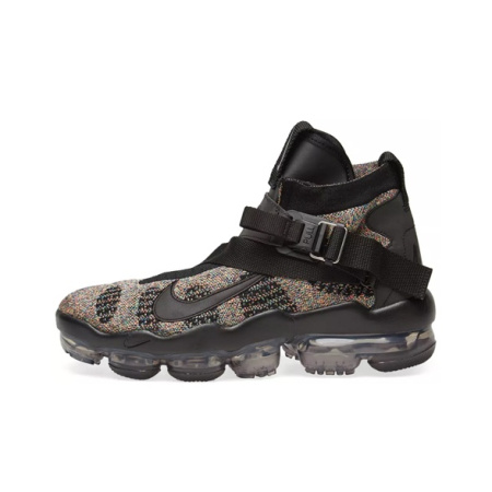 Nike Air Vapormax High Топ Air Cushion Марафон Беговые кроссовки Унисекс Черный