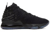 Nike Lebron 17 Черный Warrior MID Топ Air Zoom Баскетбольные кроссовки для игры Мужской Черный Азиатская версия