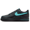 Nike Air Force 1 Slip-Resistant Abrasion-Resistant Low-Top Скейтборд Кроссовки Мужские Черный Аврора Зеленый