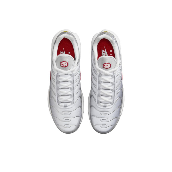 Nike Air Max Plus Устойчивые к истиранию низкие повседневные беговые кроссовки унисекс серо-красные