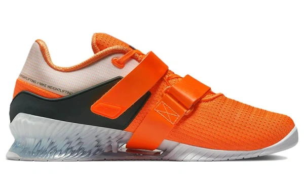 Nike Romaleos 4 Удобные Низкие Кроссовки для Тренировок Унисекс Оранжевые Черные