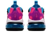 Nike Air Max 270 Кожа Амортизация Износостойкий Низкий Топ Детские Беговые Кроссовки Фиолетово-Розовые