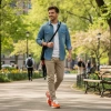 Nike Pacific Устойчивая к истиранию Низкая повседневная обувь Мужская Оранжевая