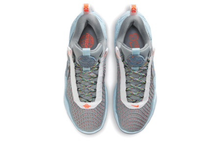 Nike Cosmic Unity 1 'space hippie' Низкие баскетбольные кроссовки для игры Мужские Серый Синий Азиатская версия
