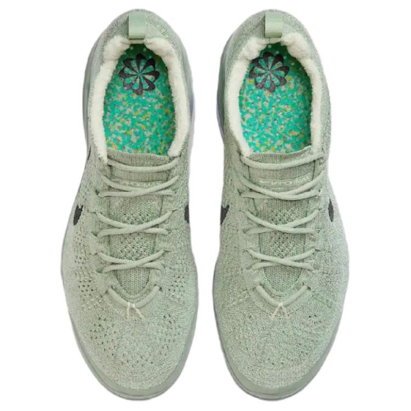 Nike VaporMax 2023 Устойчивый к истиранию Низкий Топ Повседневная обувь Мужская Зеленая Серый