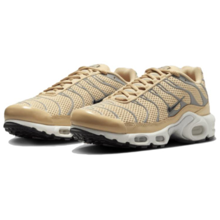 Nike Air Max Plus Амортизация Устойчивость к истиранию Дышащая Низкий Верх Повседневная Обувь Женская Бежевая
