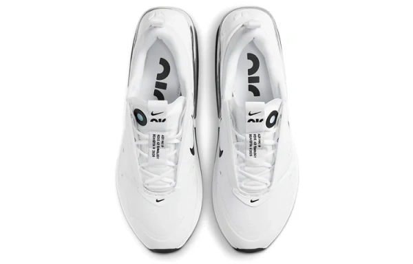 Nike Air Max Up Ткань Низкий Верх Тренажерная Беговая Обувь Женская Белый Черный