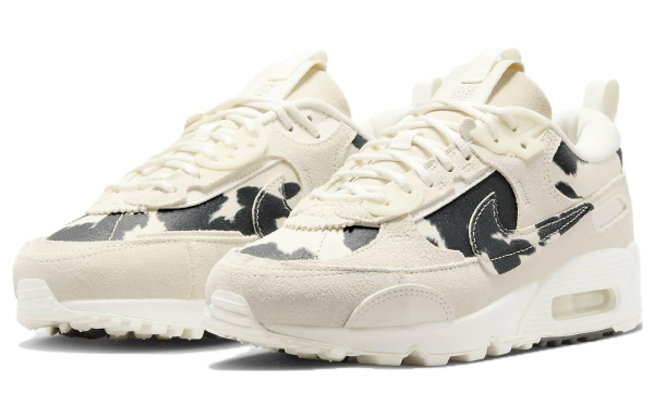 Nike Air Max 90 Futura Low Топ Повседневная обувь Женская Белый Черный
