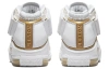 Nike Lebron 2 MID Топ Баскетбольные кроссовки для игры Мужской Белый Золото