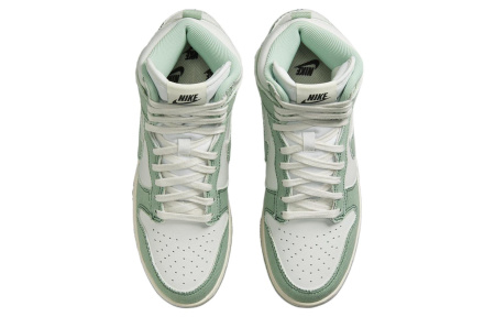Nike Dunk High 'Зеленый Деним' Высокие Кроссовки для скейтбординга Женские Зеленые