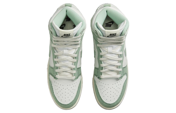 Nike Dunk High 'Зеленый Деним' Высокие Кроссовки для скейтбординга Женские Зеленые