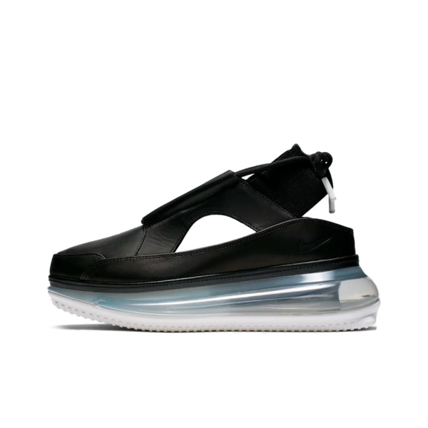 Nike Air Max 720 Кожа Низкий Верх Повседневная Обувь Женская Черная