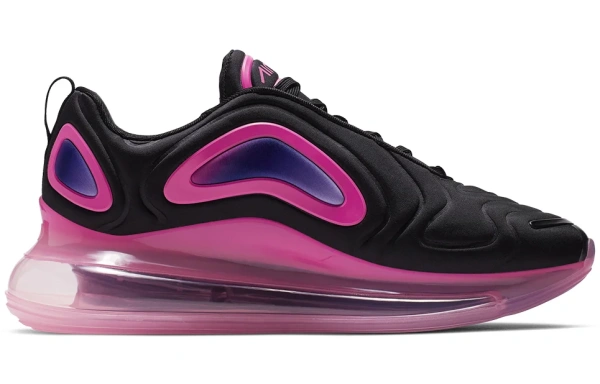 Nike Air Max 720 Черный Розовый Низкий Топ Повседневная Обувь Мужская Черный Розовый
