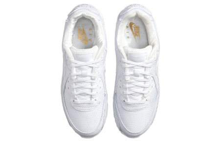 Nike Air Max 90 Low Топ Повседневные беговые кроссовки Женские Белые