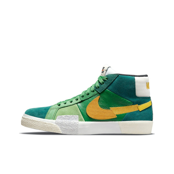 Nike SB Blazer MID Мозаика противоскользящие устойчивые к истиранию легкий верх кроссовки для скейтбординга унисекс