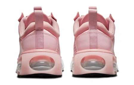 Nike Air Max 2021 Сетка Амортизация Износостойкие Низкие Кроссовки для Беговых Занятий Детские Розовые Вишневые