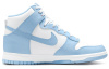Nike Dunk High 'Алюминия' Классические Высокие Кроссовки для Скейтбординга Женские Небесно-голубой