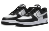 Nike Air Force 1 'Панда' Кожа Повседневные Скейтбординг Кроссовки Низкие Унисекс Белый Черный