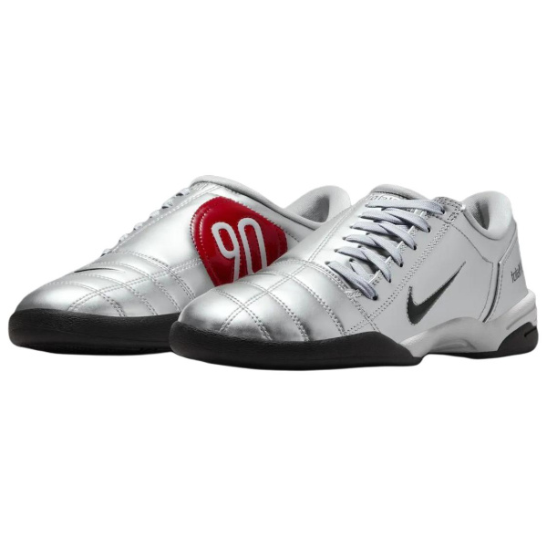 Nike Total 90 IIl Противоскользящие футбольные бутсы для женщин серебряные
