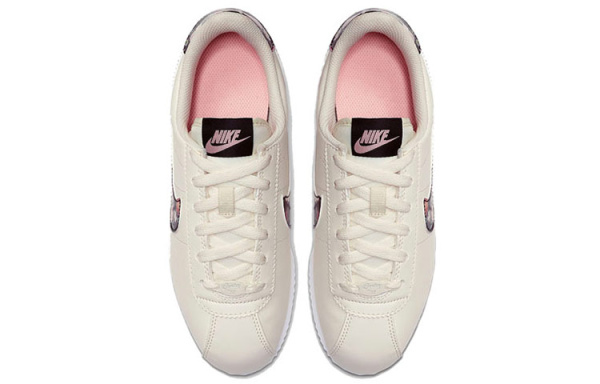 Nike Амортизация Поддержка Низкий Верх Детская Беговая Обувь Белая Подростковая