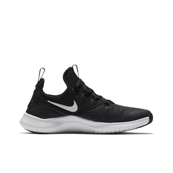 Nike Free TR Нескользящие Легкие Низкие Кроссовки для Тренировок Женские Черно-Белые
