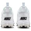 Nike Alpha Menace 4 FG Твердое покрытие Амортизация Противоскользящие Футбольные бутсы Мужские Белый Серебряный Черный
