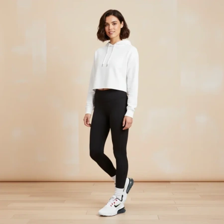 Nike Air Max 270 Винтаж Ткань Низкие Кроссовки с воздушной подушкой для бега Повседневные Женские Белые Черные Красные